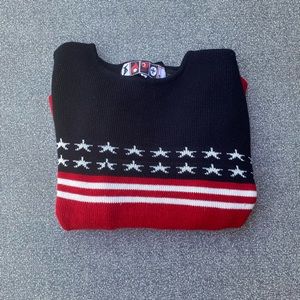 Vintage American Flag Sweater